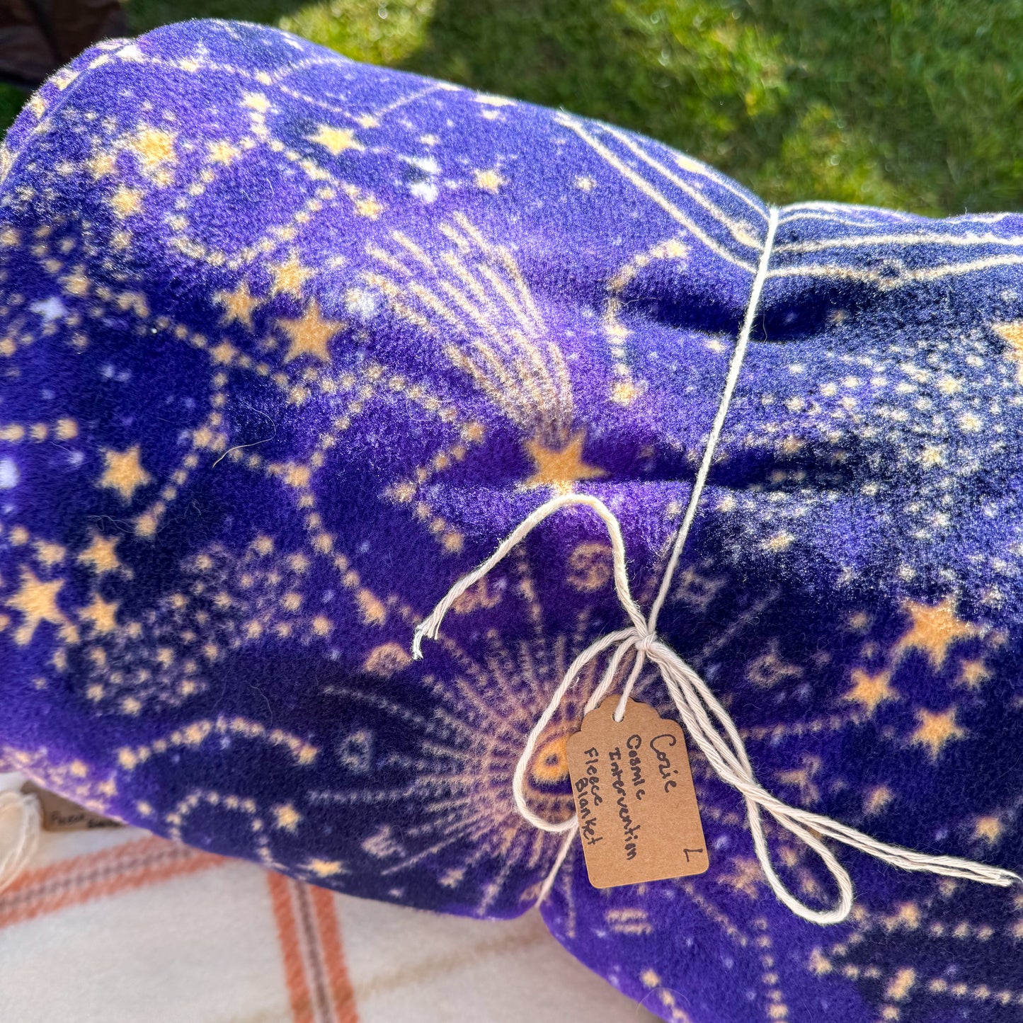 Cosmic Intervention Fleece Blanket