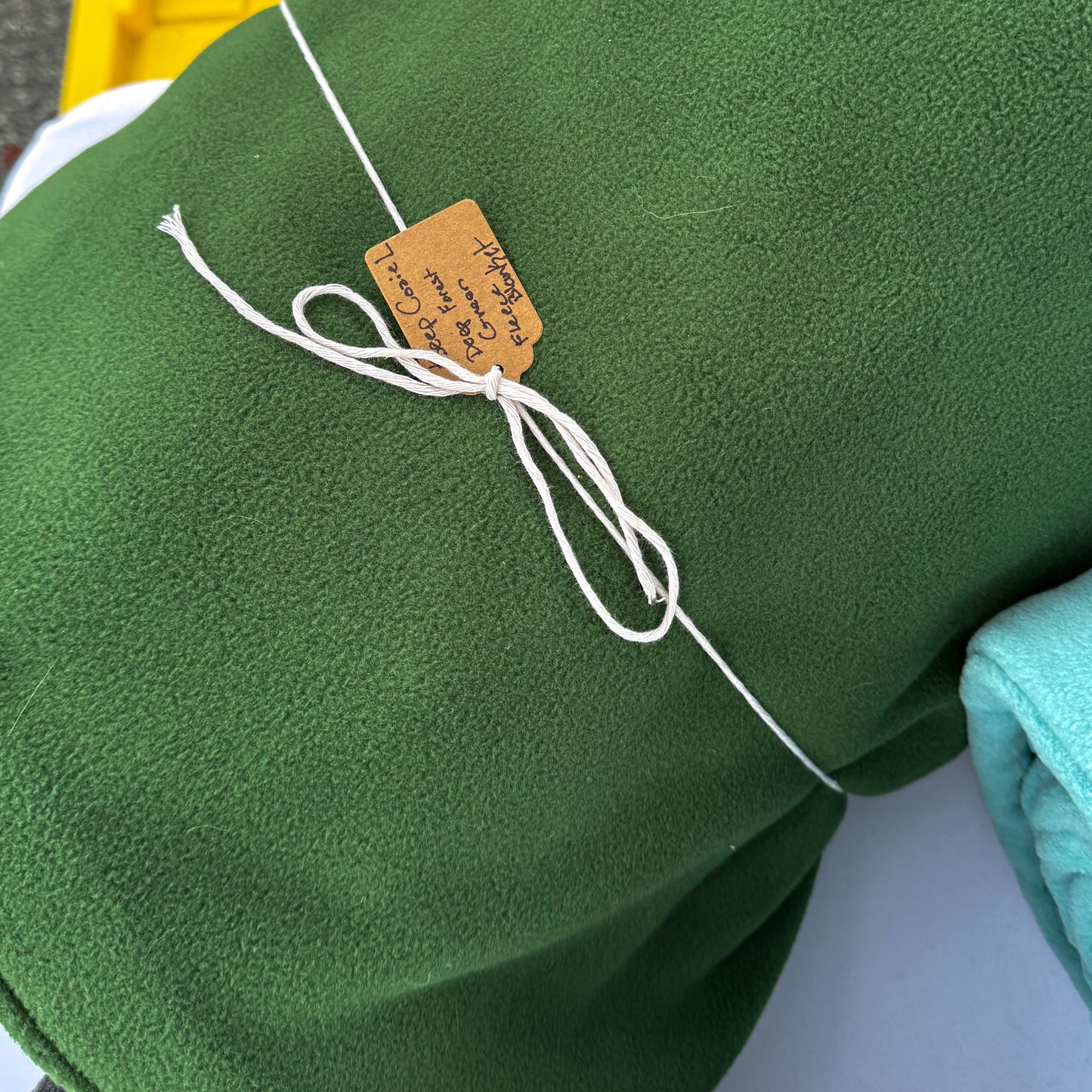 Dark Forest Green Fleece Blanket