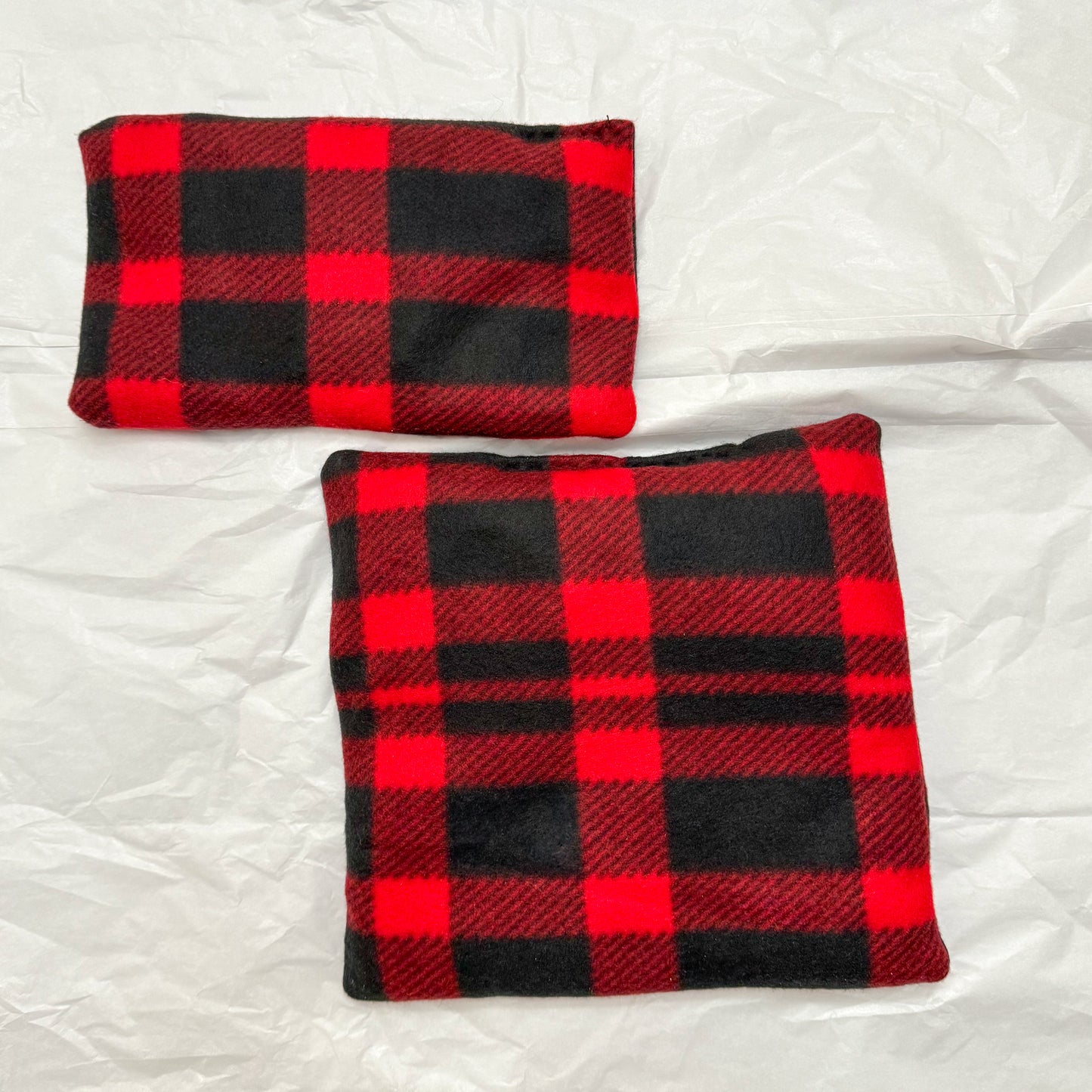 Red Plaid Heating Bag