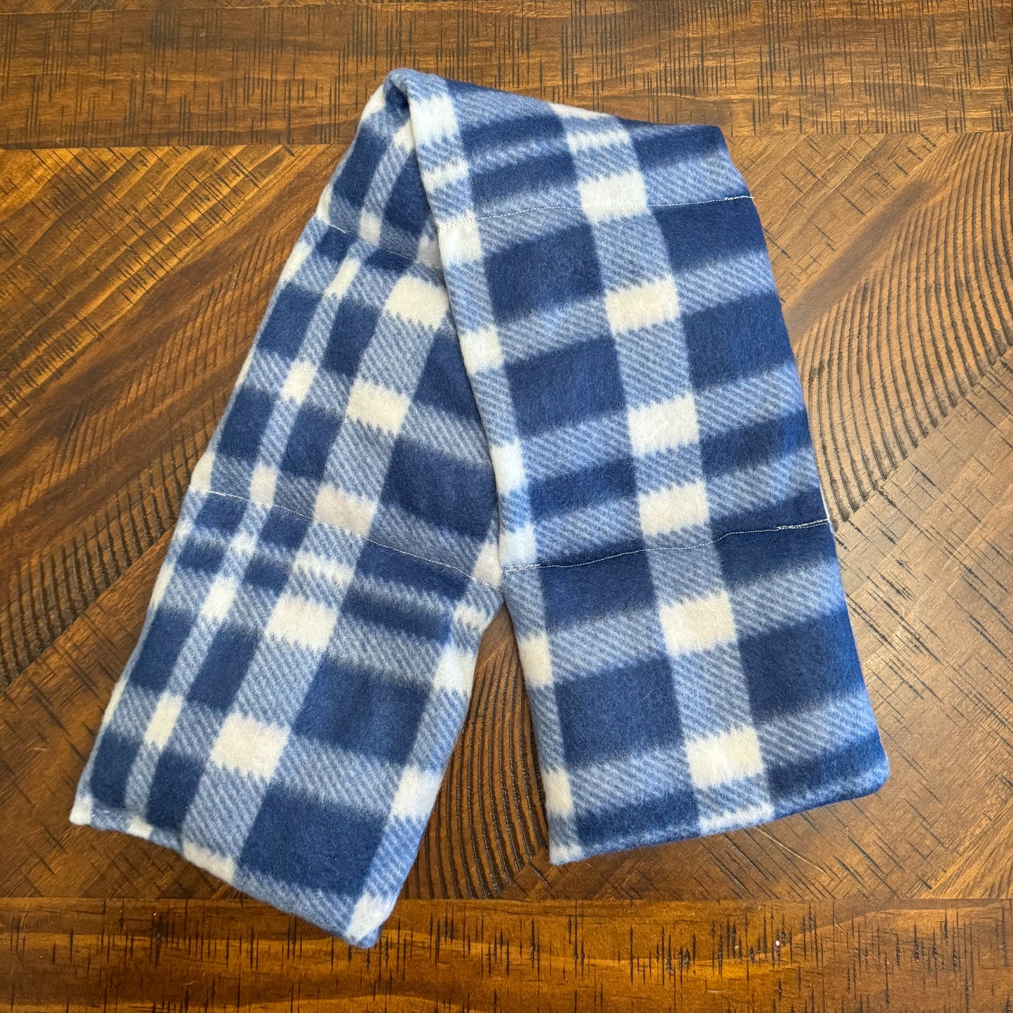 Blue Plaid Heating Bag